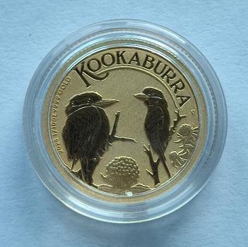 Australien Kookaburra 1/10 Unze Gold 2023